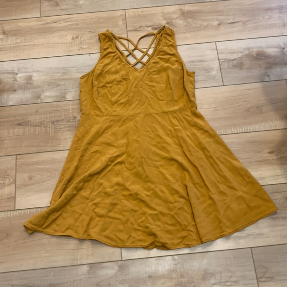 Cute Mustard Dress